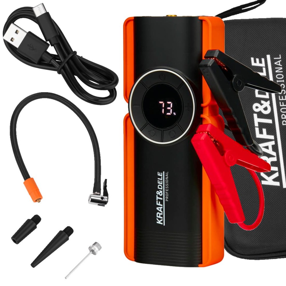 1 seade MULTIFUNKTSIONAALNE / JUMP STARTER 1200A KD5492 - Image 1
