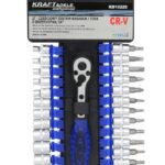 Koos padrunvõtmete komplekt 1/4" KD10225 27 osa.