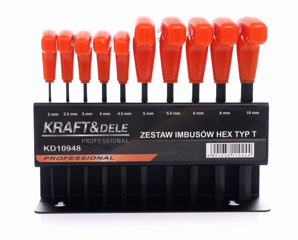 15208 10 tk kuuskantvõtmete komplekt alusel KD10948 - Image 1