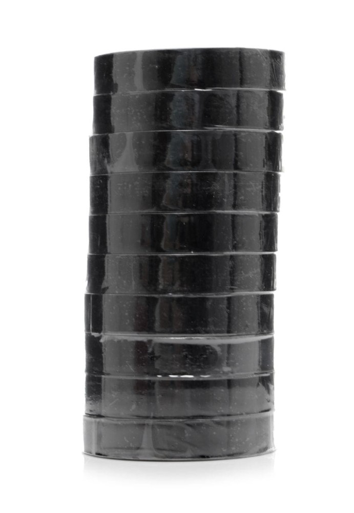 17312 PVC isoleerkiud 10 tk mustad KD10916 - Image 1