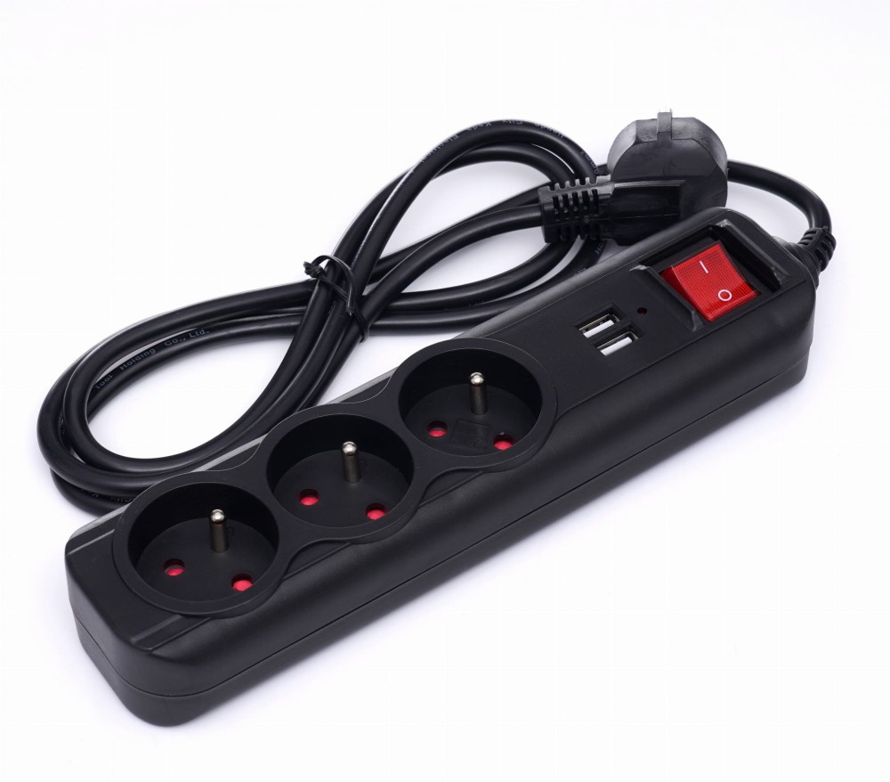 18481 pikendus koos USB 3m 3 KD4032 pistikupesadega - Image 1