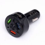 Kiirlaadija autole, 3 USB-porti, LED, KD1238