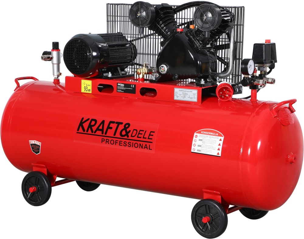 2F7A0458 200L õhukompressor 2 kolviga KD1473 + separaator! - Image 1