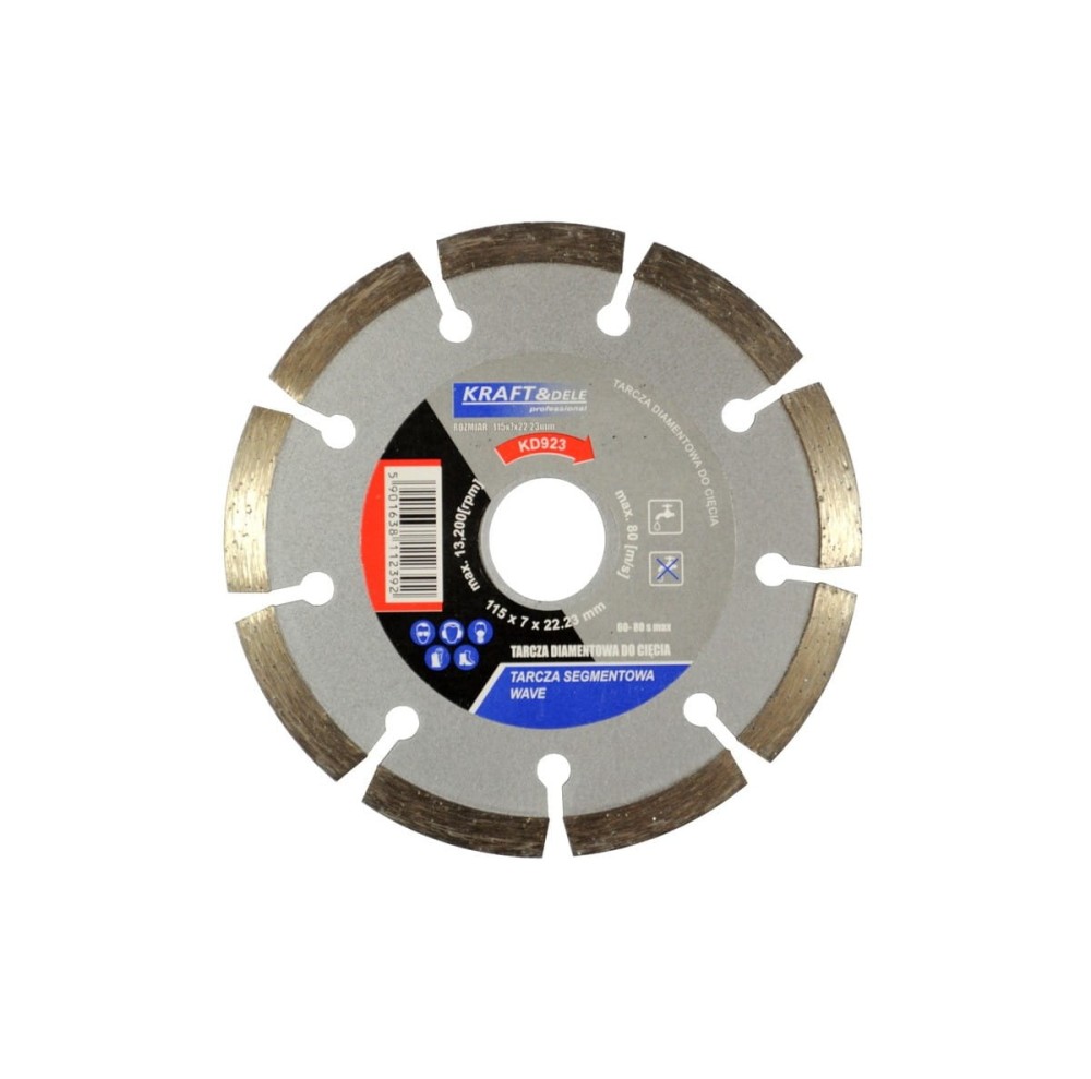 9774 segmenteeritud ketas lõike 115x7x22.23mm KD923 jaoks - Image 1