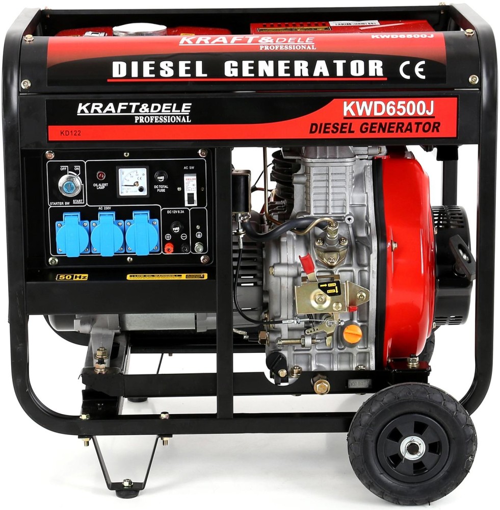 Agregat-KWD6500J-foto_0006-Copy Diiselgeneraator 6500W 12/230V KD122 - Image 1