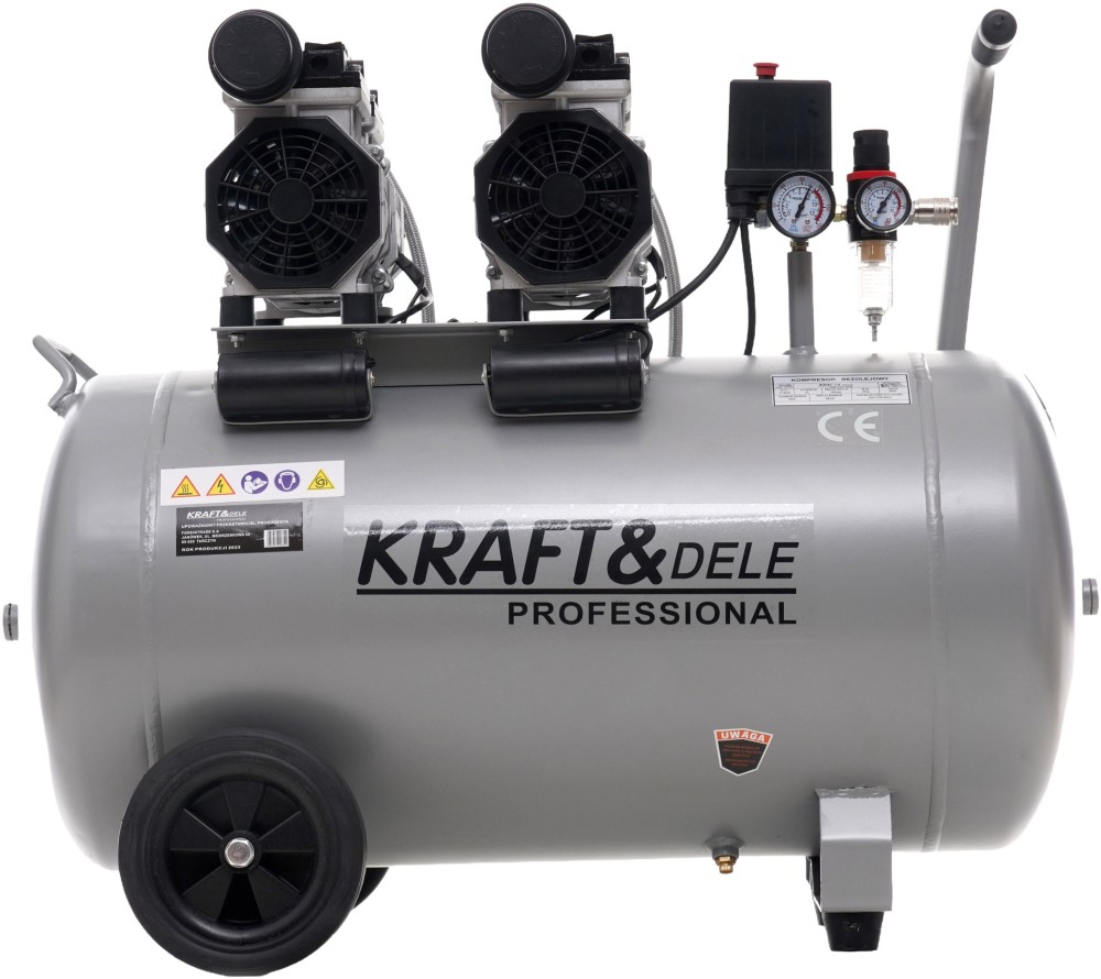 DSC05747 Õlivaba kompressor 100L / 2 x 1500W KD1398 - Image 1