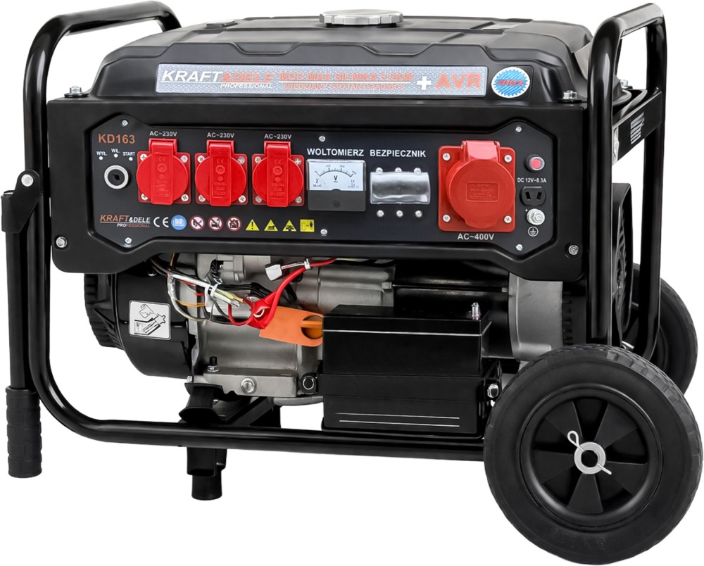 KD163 3500W generaator 12/230V/380V KD163 - Image 1