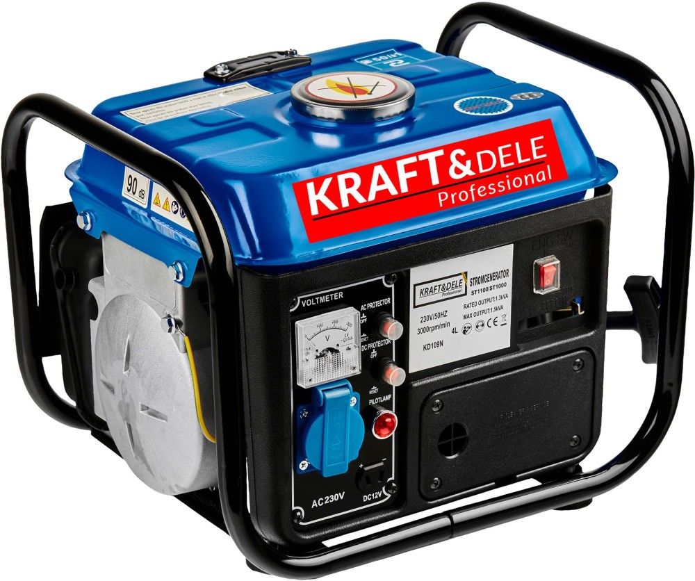 KRAFTDELE_240607_KD109N_500_2650px-Copy 1200W generaator 12/230V KD109N - Image 1