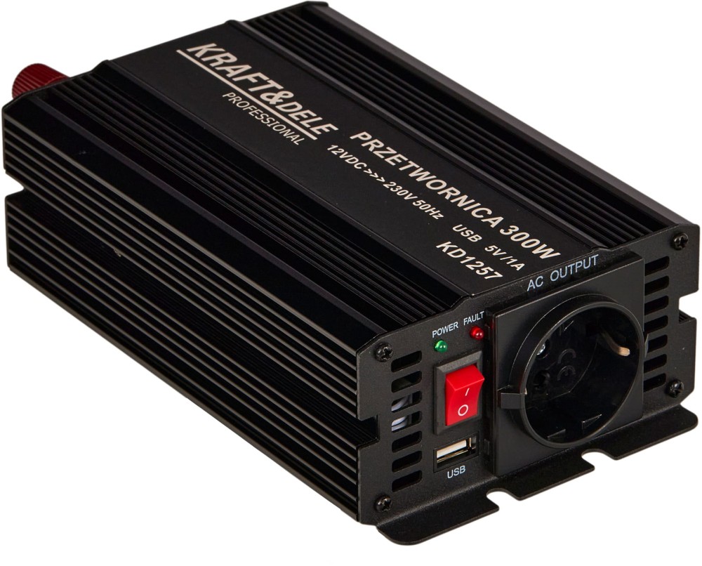 KRAFTDELE_STANDARD_KD1257_006118 12V kuni 230V vooluinverter 300 / 600W KD1257 - Image 1