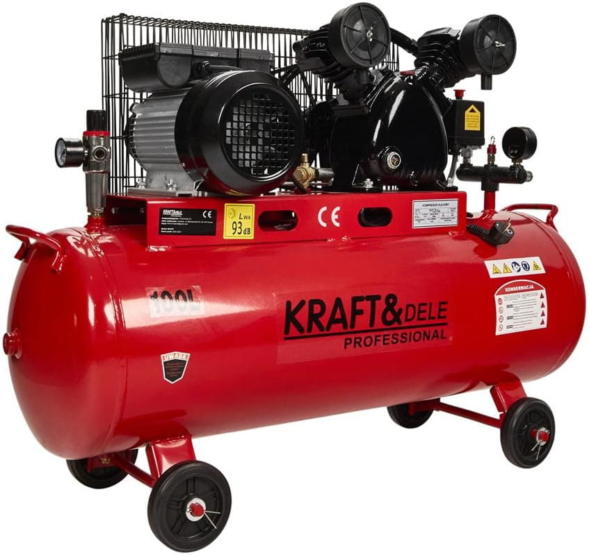 KRAFTDELE_STANDARD_KD1472_21488-Copy Õlikompressor 100L 230V + Separaatorkomplekt KD1472 - Image 1