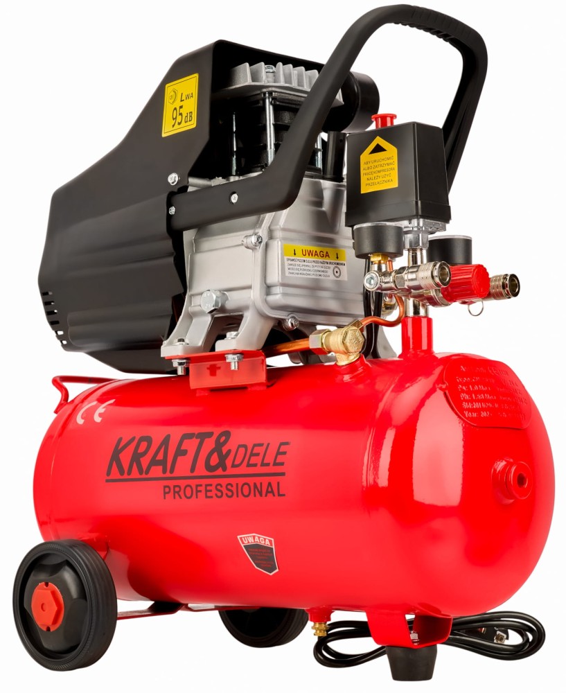 KRAFTDELE_STANDARD_KD400_009145_wybrane_BIG Õlikompressor 24L KD400 - Image 1