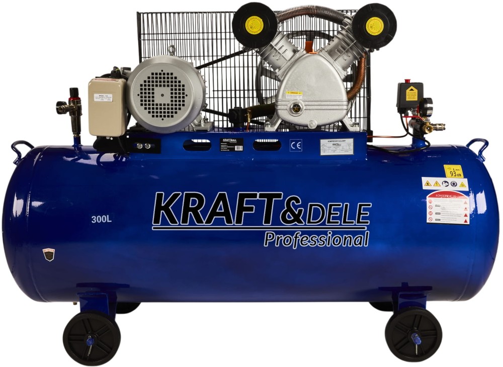 KRAFTDELE_STANDARD_KD4061_003457_full kompressor õli 300L 400V 2 kolbid + eraldaja KD4061 - Image 1
