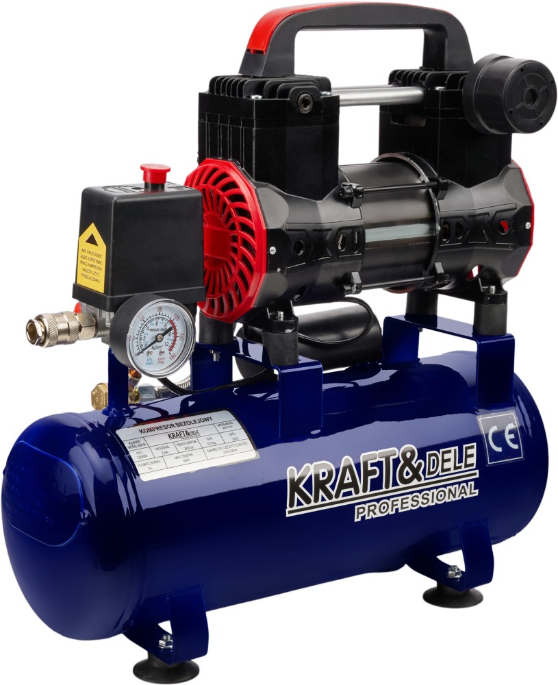 KRAFTDELE_STANDARD_KD4090_011844_wybrane Õlivaba kompressor 9L 230V 1200W KD4090 - Image 1