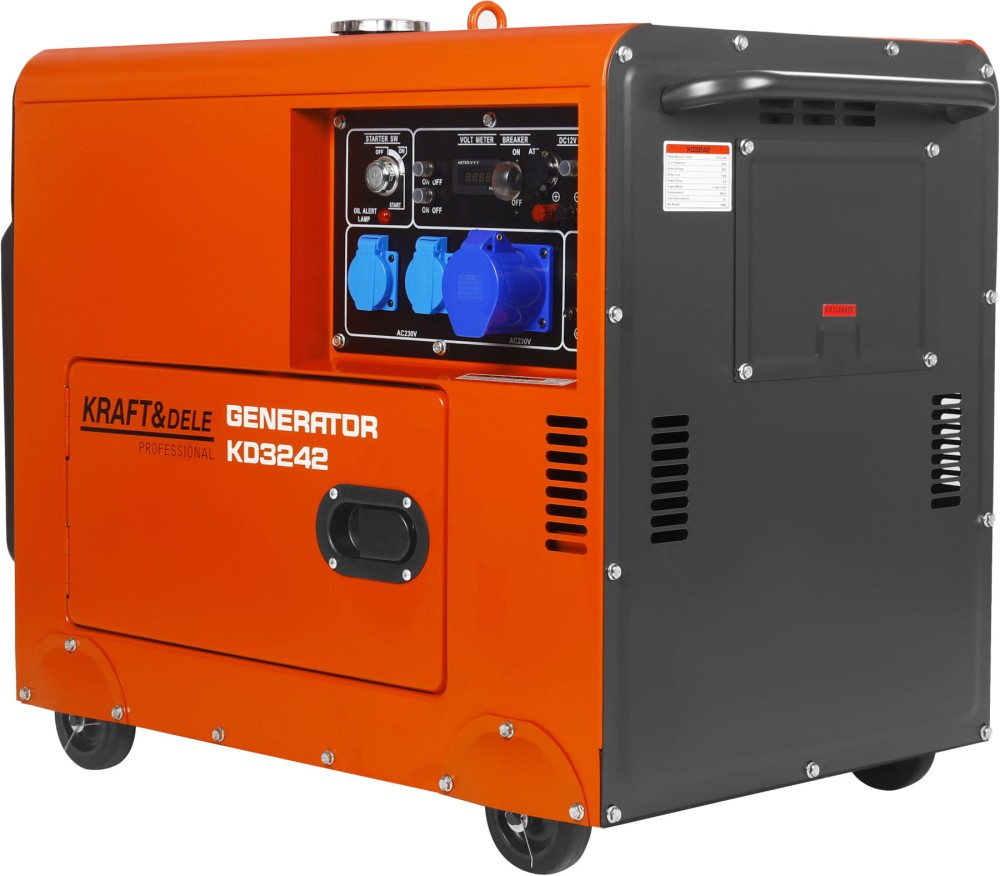 _MG_6802 Elektrigeneraator 230V 7kW diisel + ATS KD3242 - Image 1