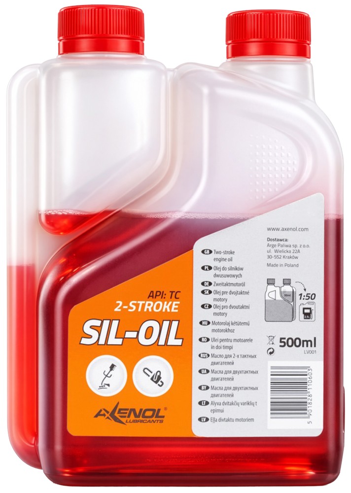 olej500ml Kahetaktilise õli 2T segu 500ml nr 3428 - Image 1