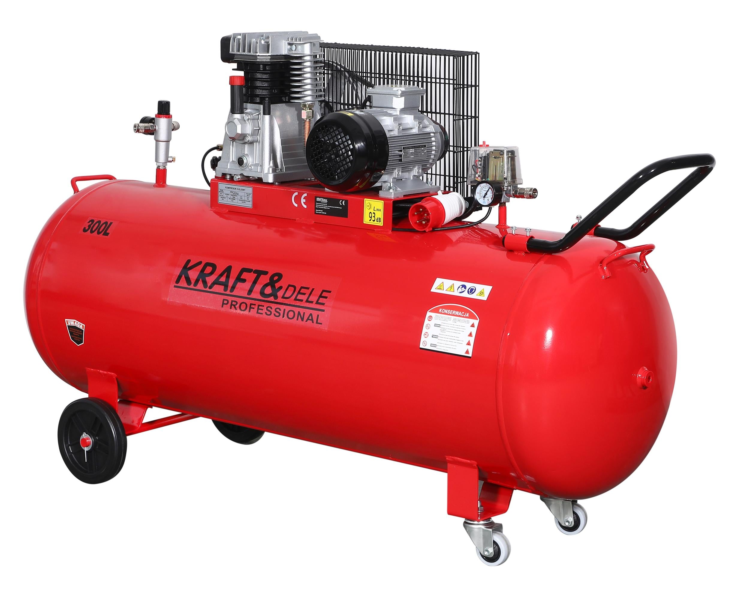 89792.jpg KRAFT&DELE õlikompressor 300 l 9,5 kW KD1409 - Pilt 1